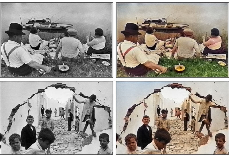Illustration for article titled This Software Creates Vivid Color Pictures From Black-and-White Photos